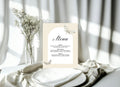 Dark Romance Vintage Moth Wedding Menu | 8. Menu