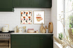 Abstract Tulips Pattern Print | Floral Wall Art - Larosier Prints