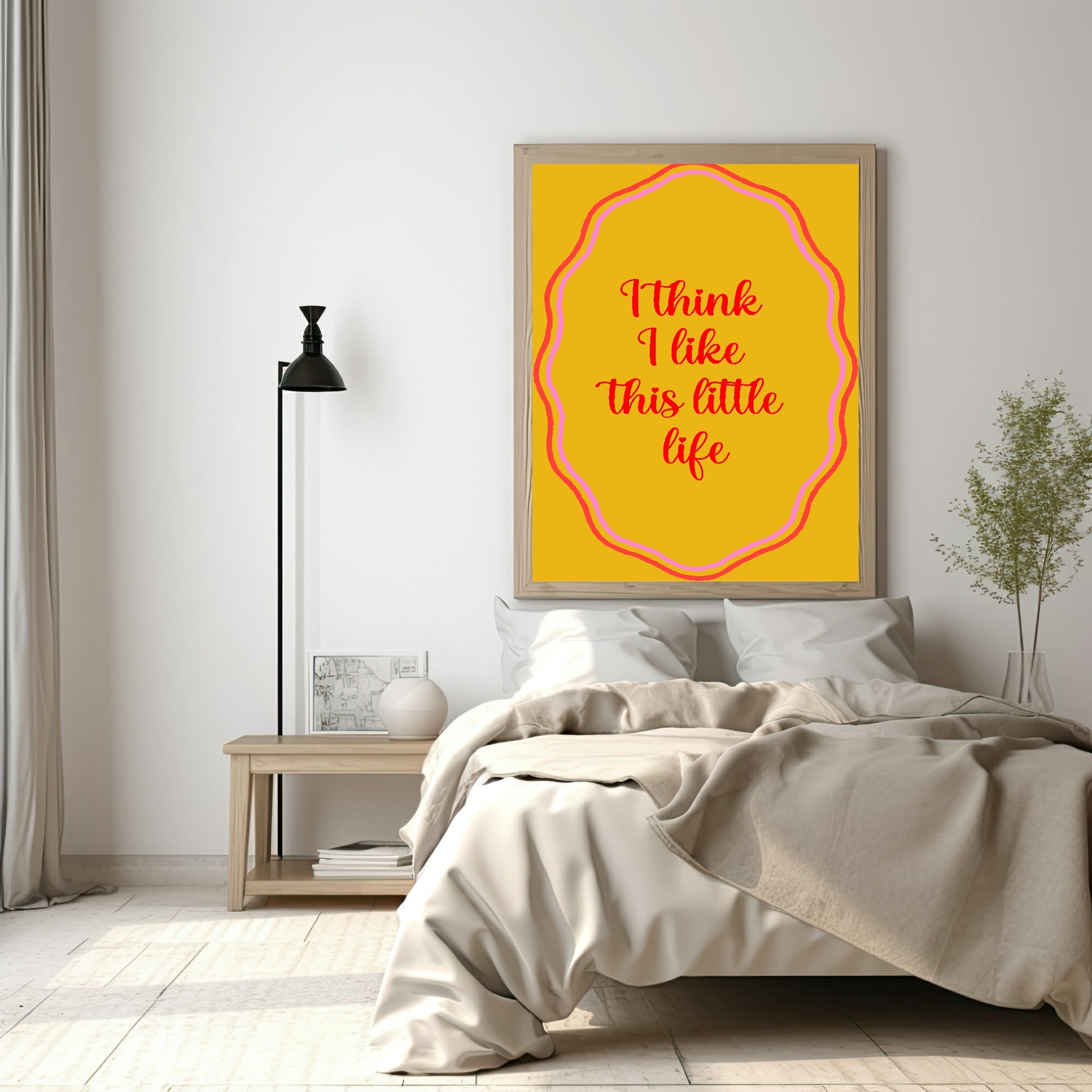 I Think I Like This Little Life Print | Colourful Wall Art