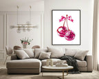 Disco Cherry Ball Print | Coquette Wall Art - Larosier Prints