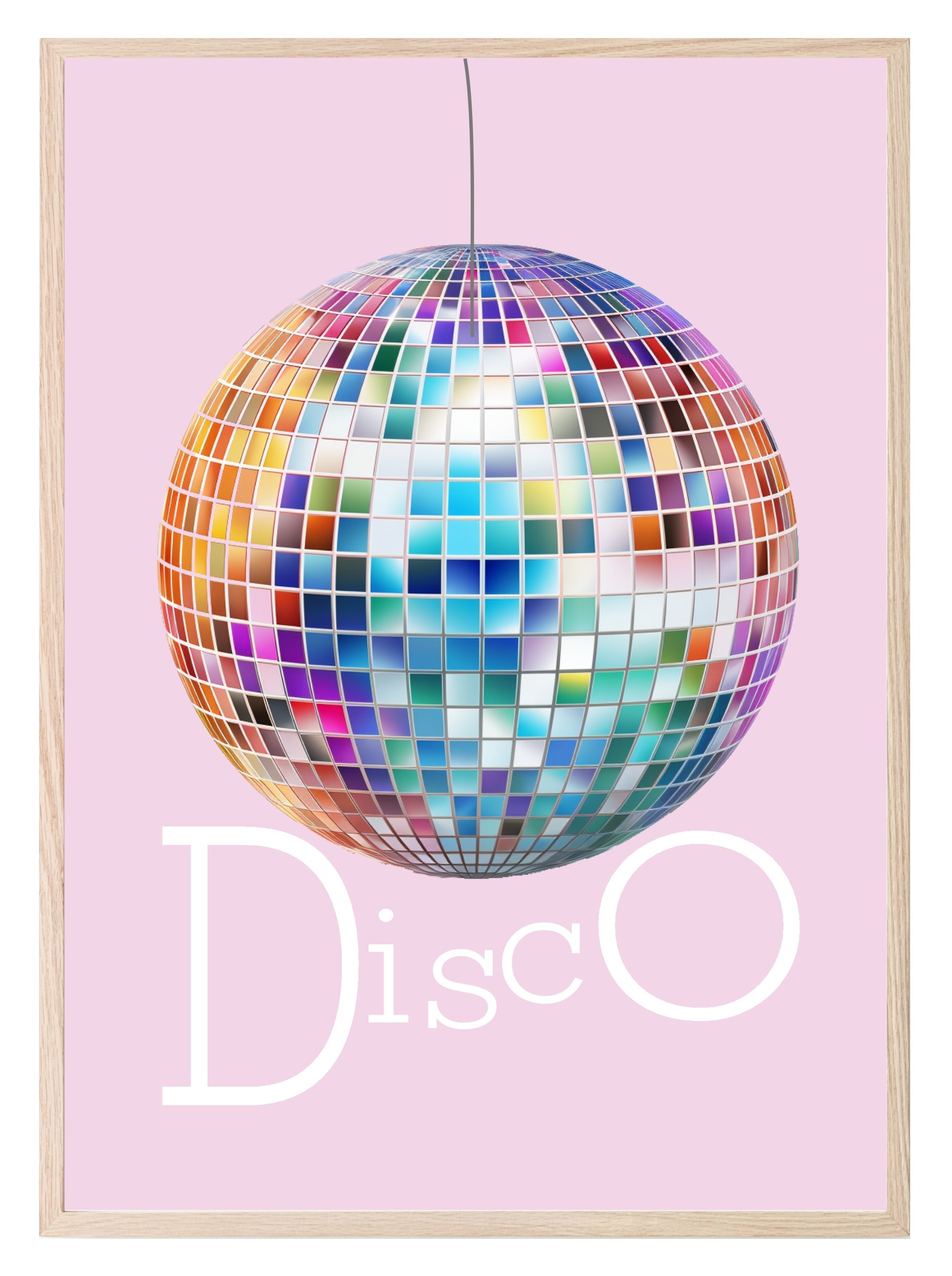 Disco Ball Print | Coquette Wall Art