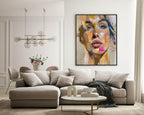 Oil Painting Lady Print | Aesthetic Wall Art - Larosier Prints