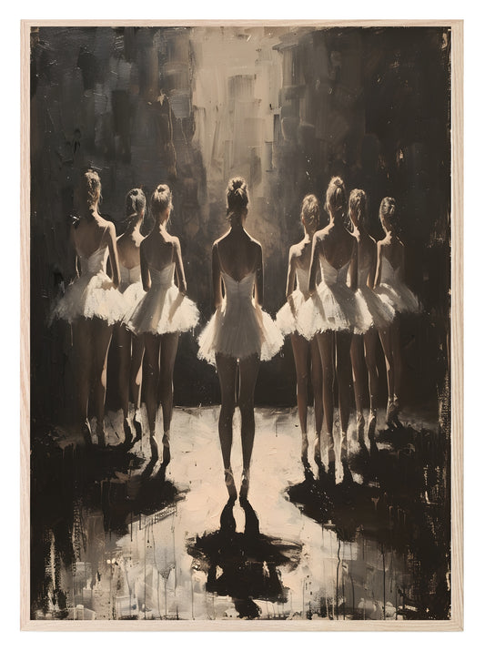 Ballerinas Print | Oil Painting Wall Art