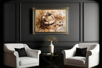 Coffee Cup & Beans Print | Oil Painting Wall Art - Larosier Prints