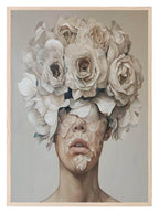 Flower Head Print | Oil Painting Wall Art - Larosier Prints