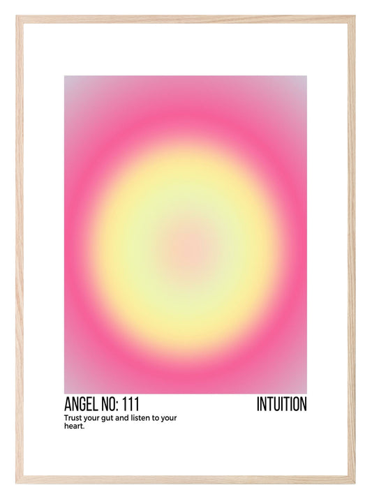 Angel No Print Collection | Celestial Wall Art 111 Intuition