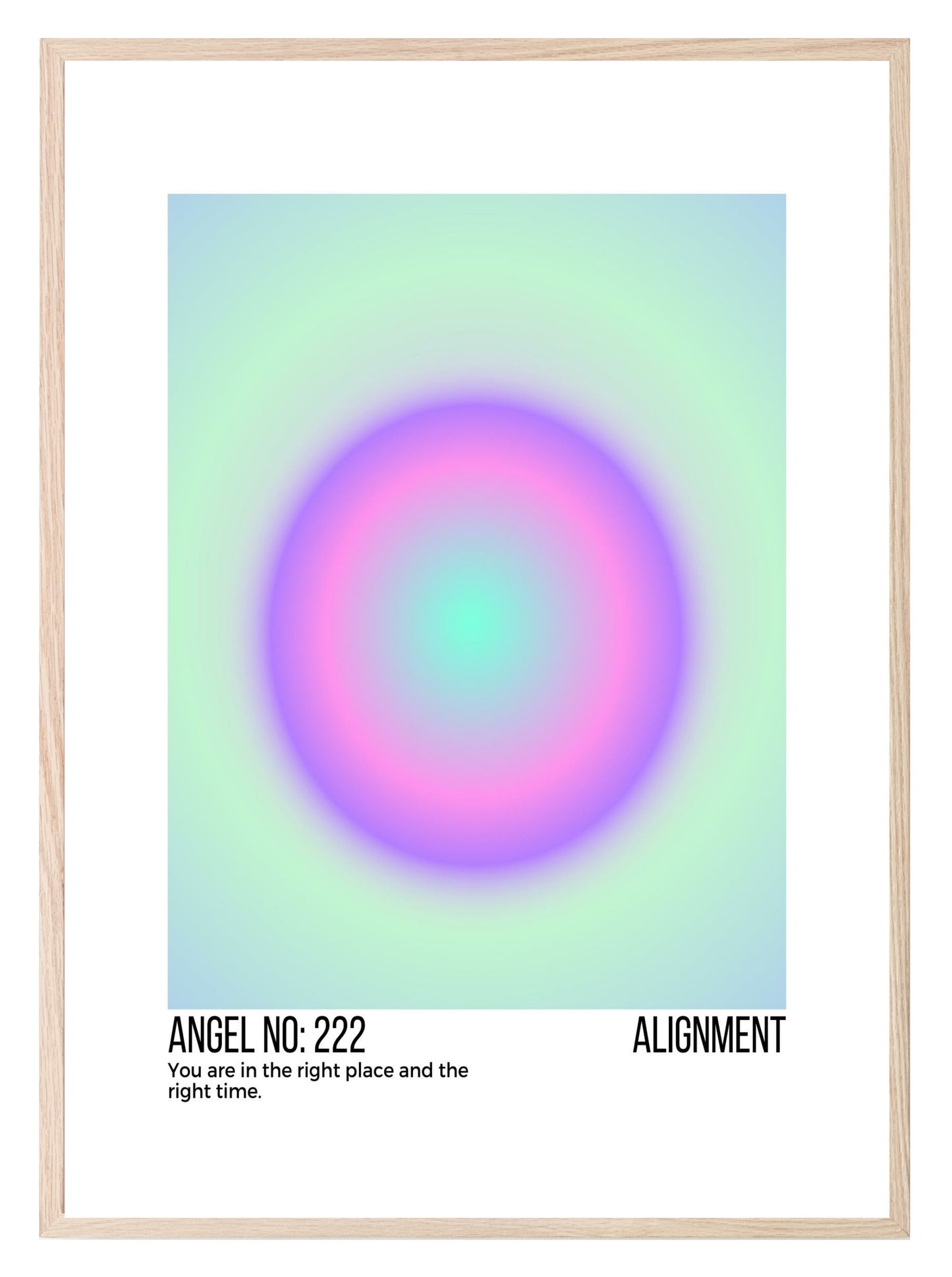 Angel No Print Collection | Celestial Wall Art 222 Alignment