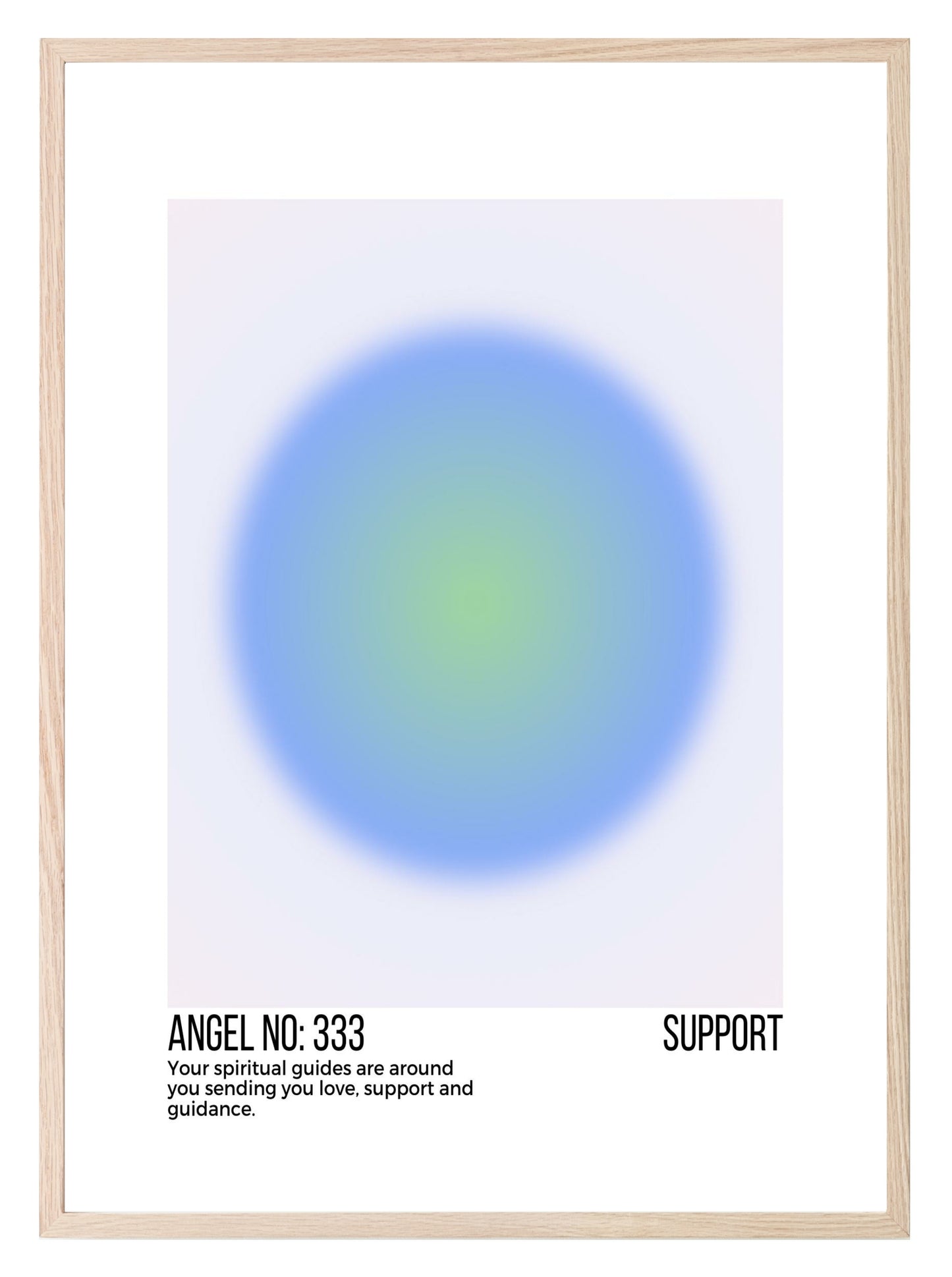 Angel No Print Collection | Celestial Wall Art 333 Support