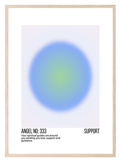 Angel No Print Collection | Celestial Wall Art 333 Support