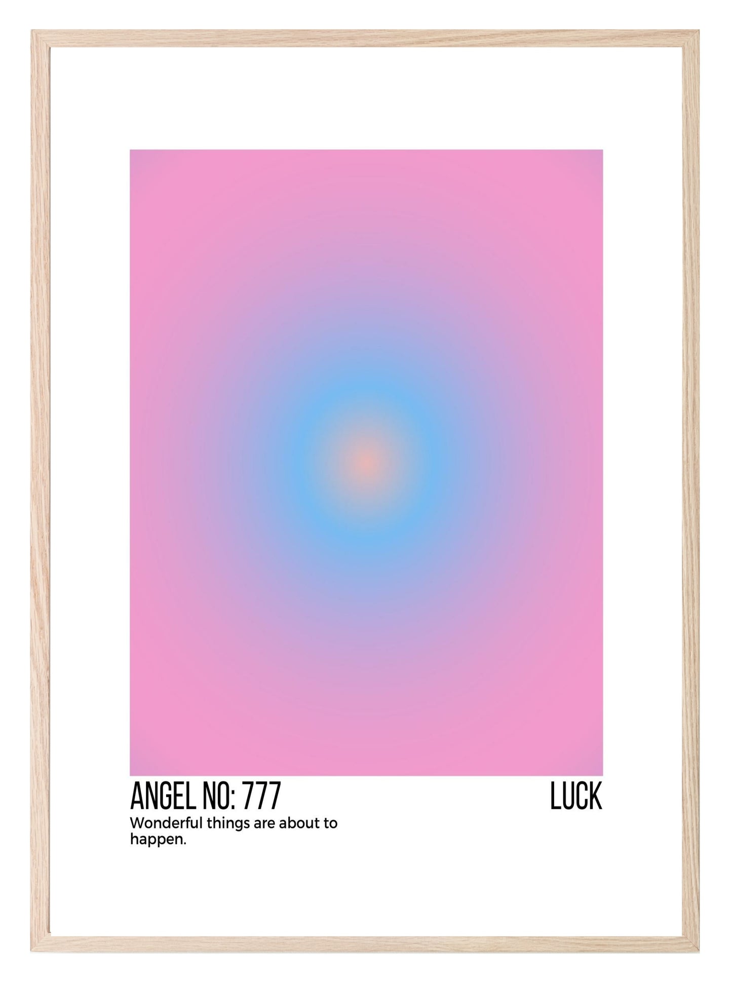 Angel No Print Collection | Celestial Wall Art 777 Luck