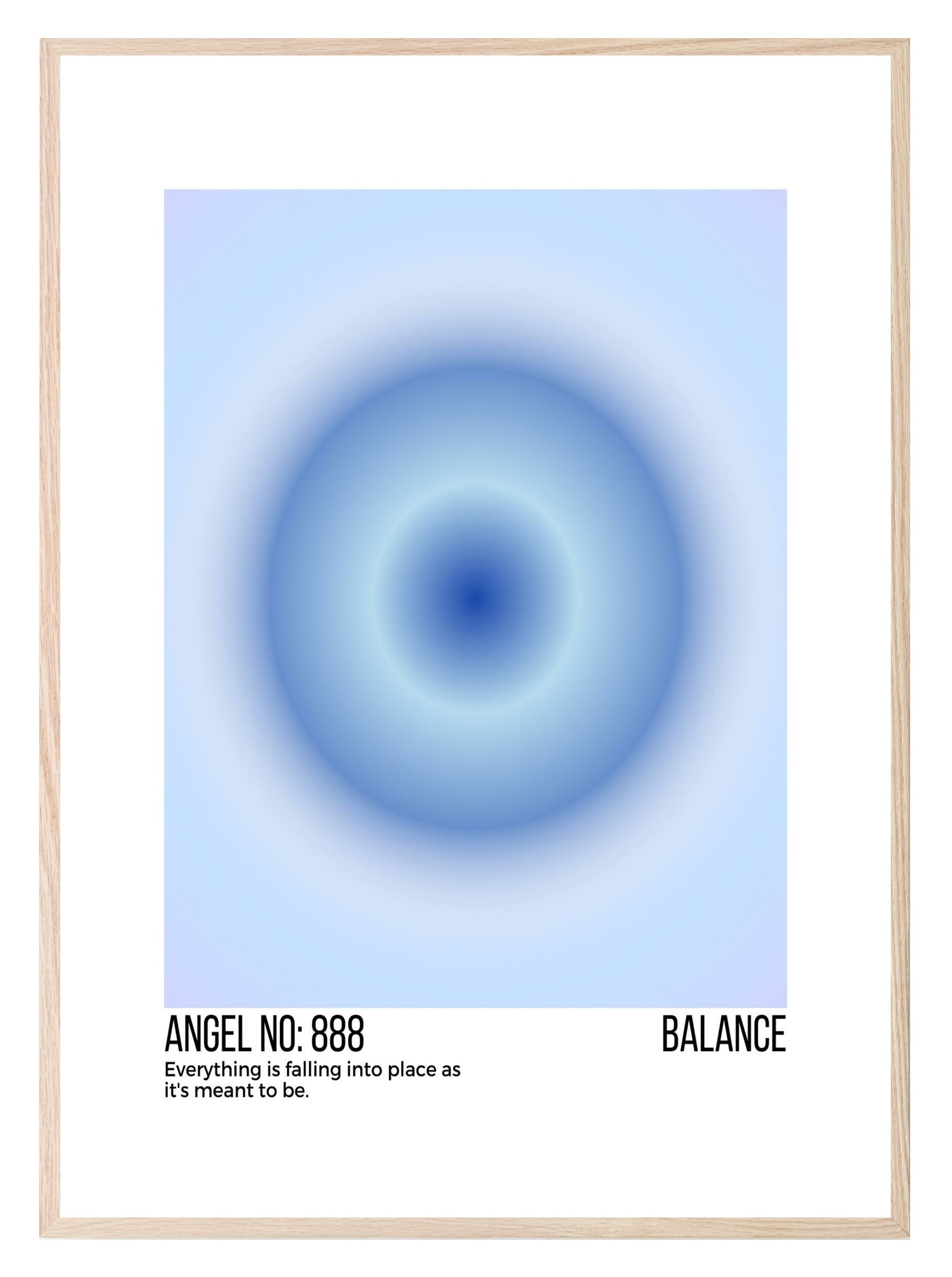 Angel No Print Collection | Celestial Wall Art 888 Balance