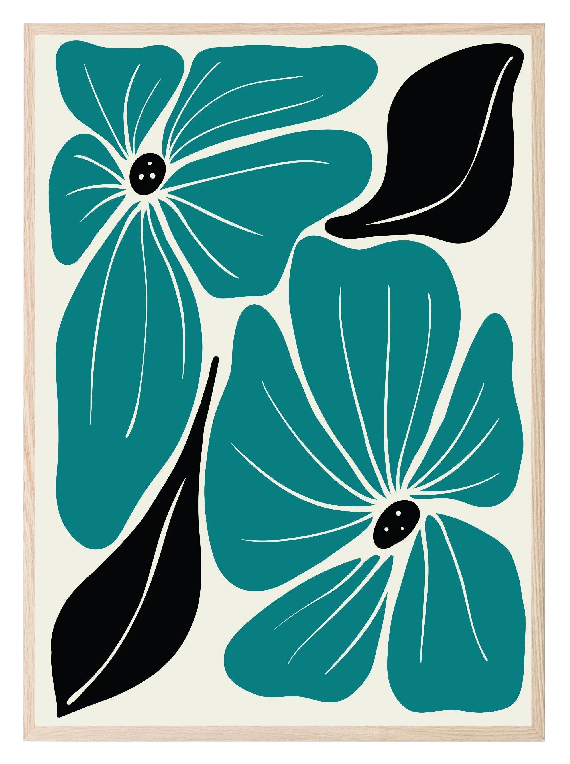 Abstract Flower Collection | Botanical Wall Art - Larosier Prints