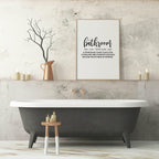 Bathroom Definition Print | Bathroom Wall Art - Larosier Prints