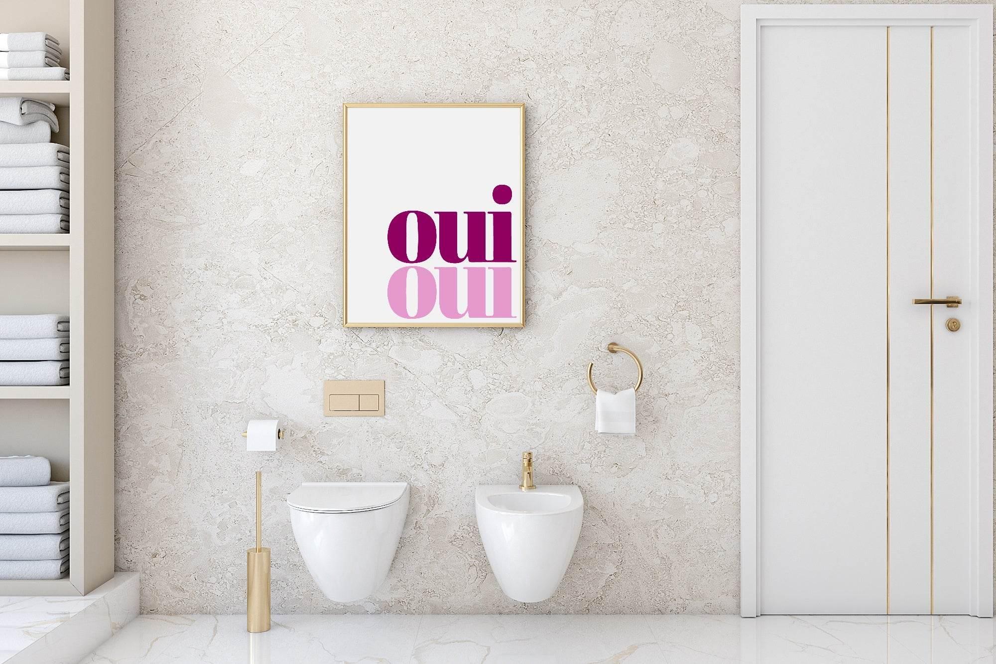 Oui Oui Print | Minimalistic Wall Art - Larosier Prints