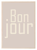 Bonjour Print | Hall & Entry Way Wall Art - Larosier Prints