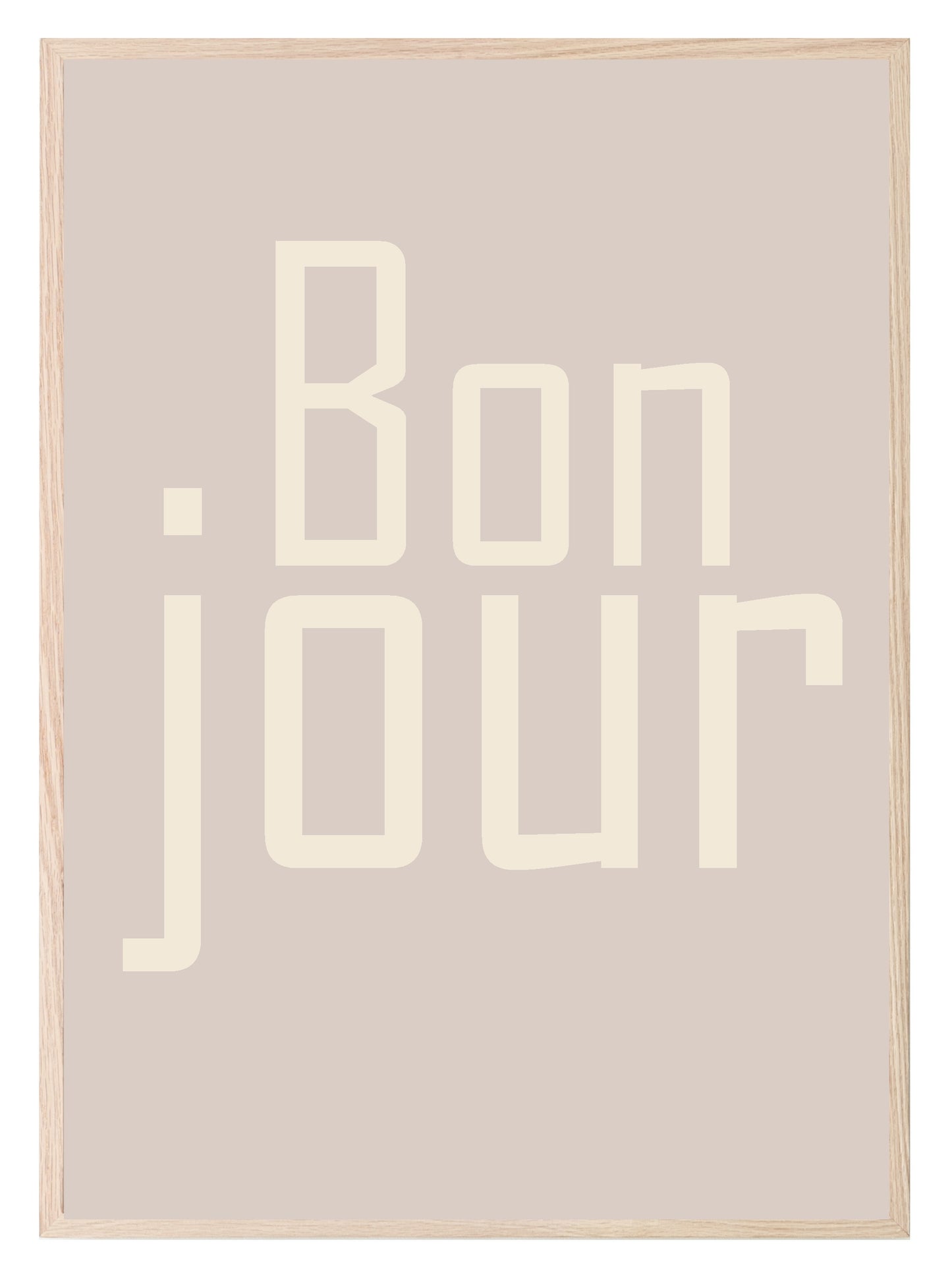 Bonjour Print | Hall & Entry Way Wall Art