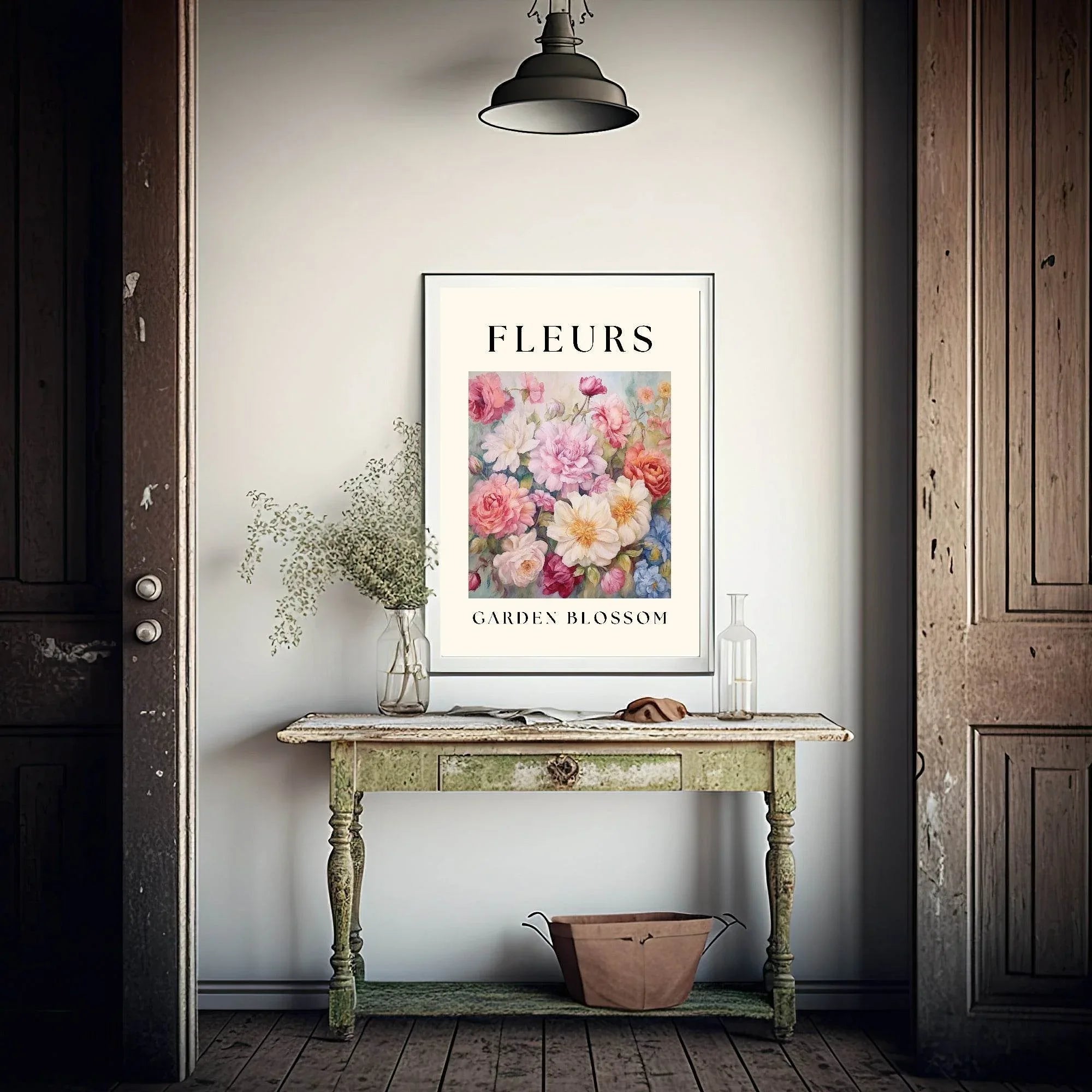 Fleurs Print | Garden Blossom Wall Art - Larosier Prints