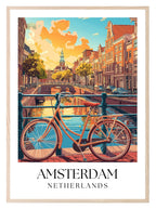 Amsterdam Print | Netherlands Travel Wall Art - Larosier Prints