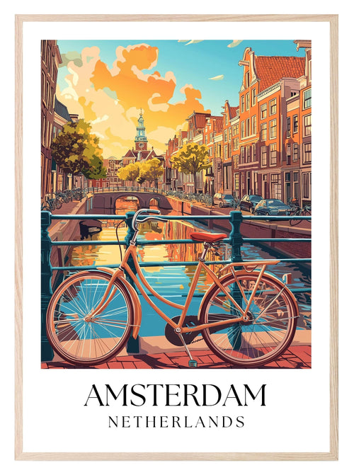 Amsterdam Print | Netherlands Travel Wall Art - Larosier Prints