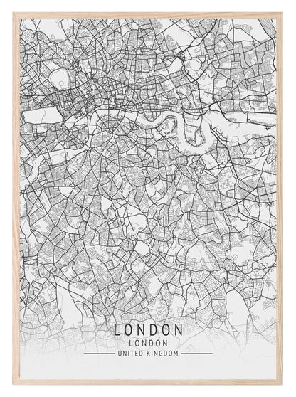 London Map Print | English Travel Wall Art