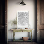 London Map Print | English Travel Wall Art - Larosier Prints