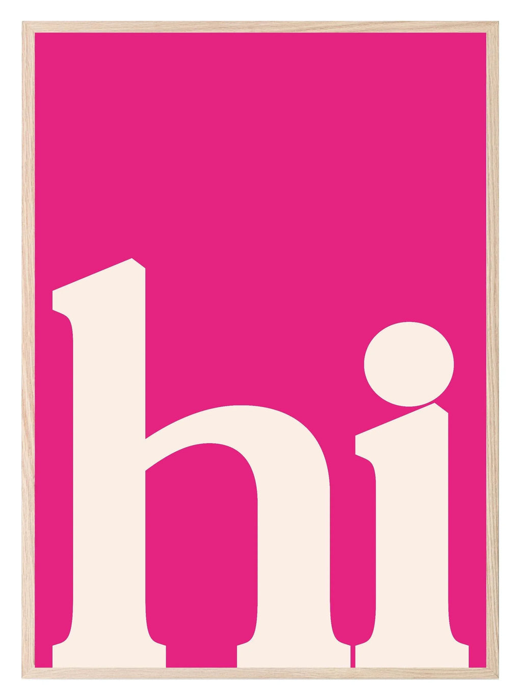 Hi Print | Coquette Wall Art - Larosier Prints