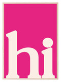 Hi Print | Coquette Wall Art - Larosier Prints