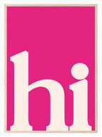 Hi Print | Coquette Wall Art - Larosier Prints