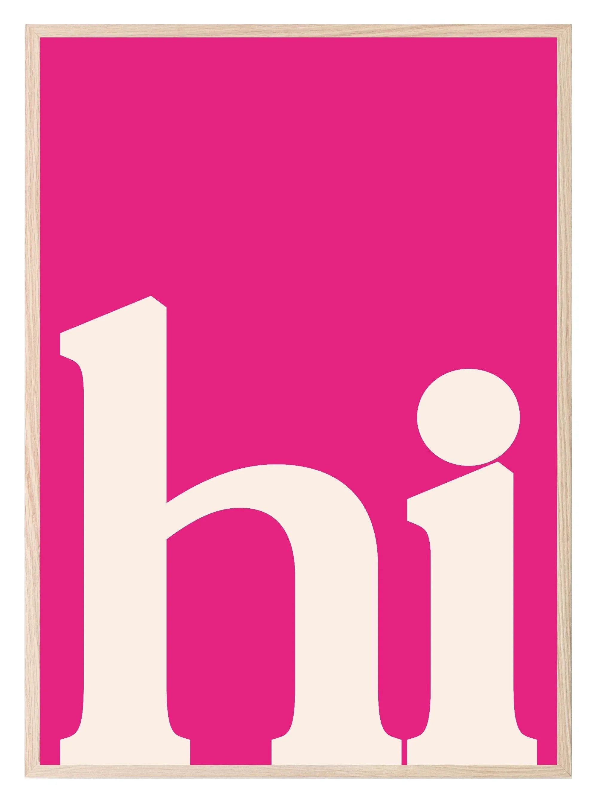 Hi Print | Coquette Wall Art - Larosier Prints