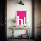 Hi Print | Coquette Wall Art - Larosier Prints