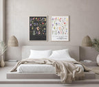 You Belong Among The Wild Flowers Print | Floral Wall Art | Light & Dark Background - Larosier Prints