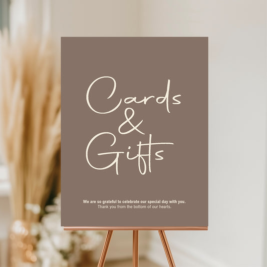 Earth Cards & Gifts Wedding Party Sign
