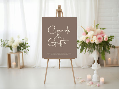 Earth Cards & Gifts Wedding Party Sign