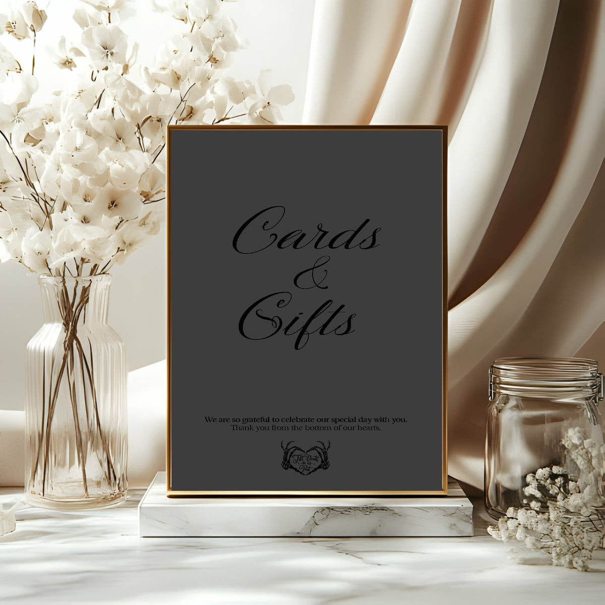 The Lovers Tarot Wedding Party Signs | Choose Your Sign & Colour