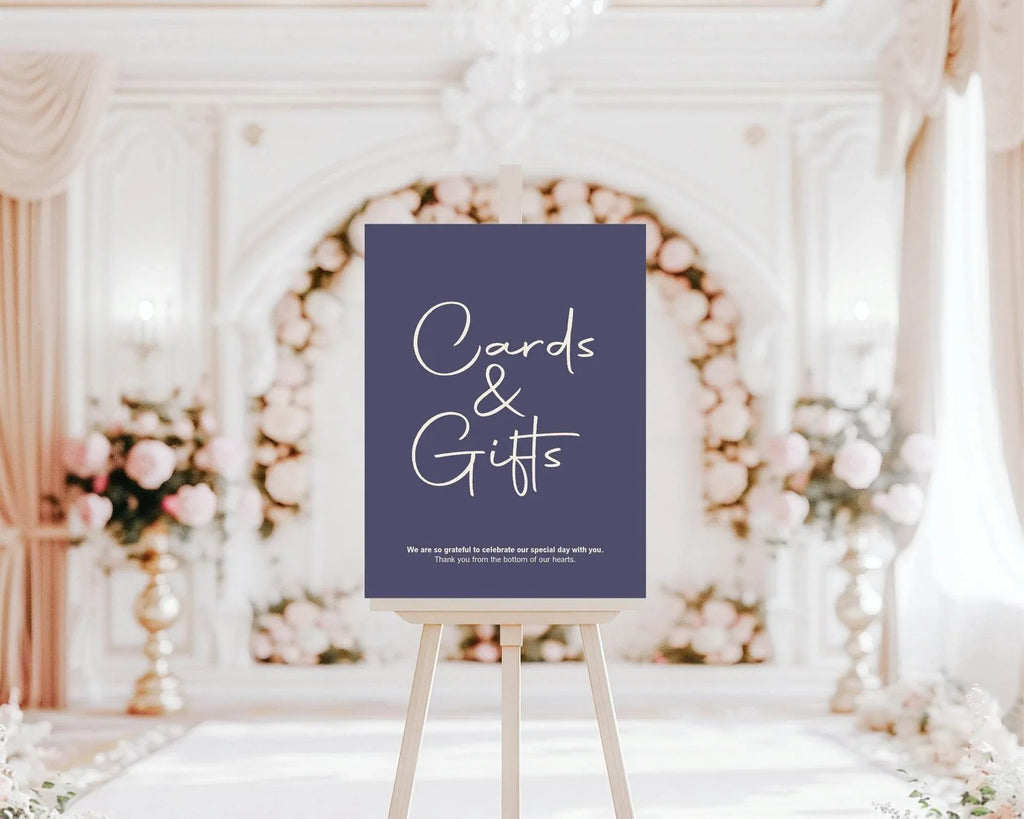 Sapphire Cards & Gifts Wedding Party Sign - Larosier Prints