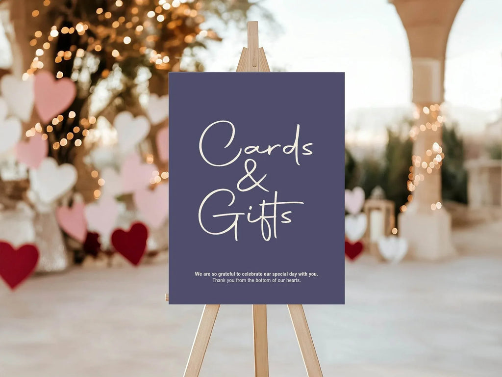 Sapphire Cards & Gifts Wedding Party Sign - Larosier Prints