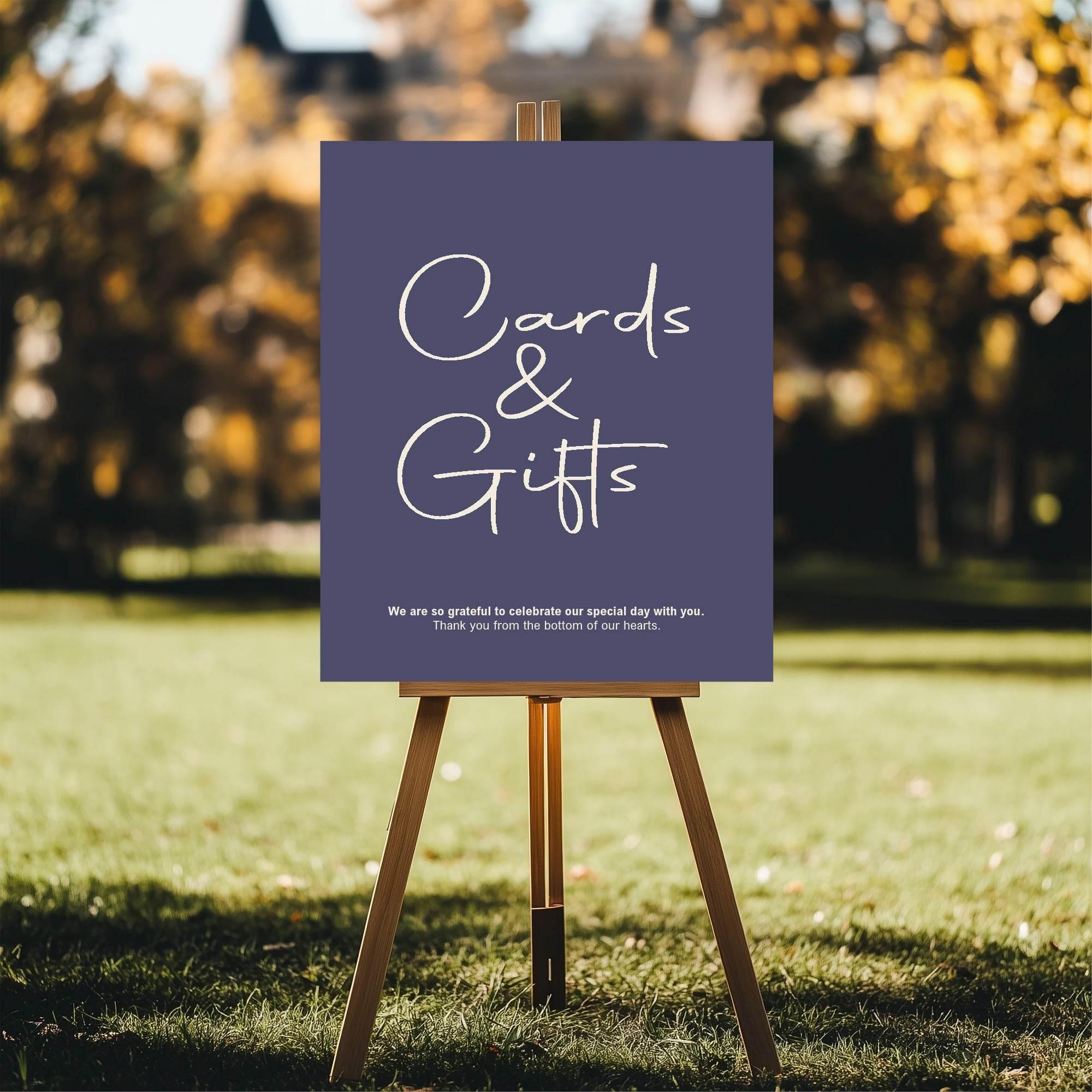 Sapphire Cards & Gifts Wedding Party Sign - Larosier Prints