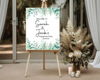 Eucalyptus Engagement Welcome Party Sign - Larosier Prints