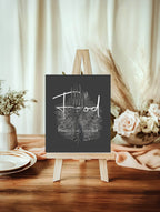 Gothic Food Baby Shower Party Sign - Larosier Prints