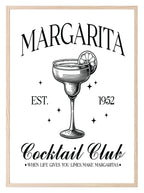 Margarita Cocktail Club Print | When Life Gives You Limes Make Margaritas | Cocktail Wall Art - Larosier Prints
