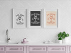 Gin & Tonic Cocktail Club Print | Sipping On Simplicity | Cocktail Wall Art - Larosier Prints