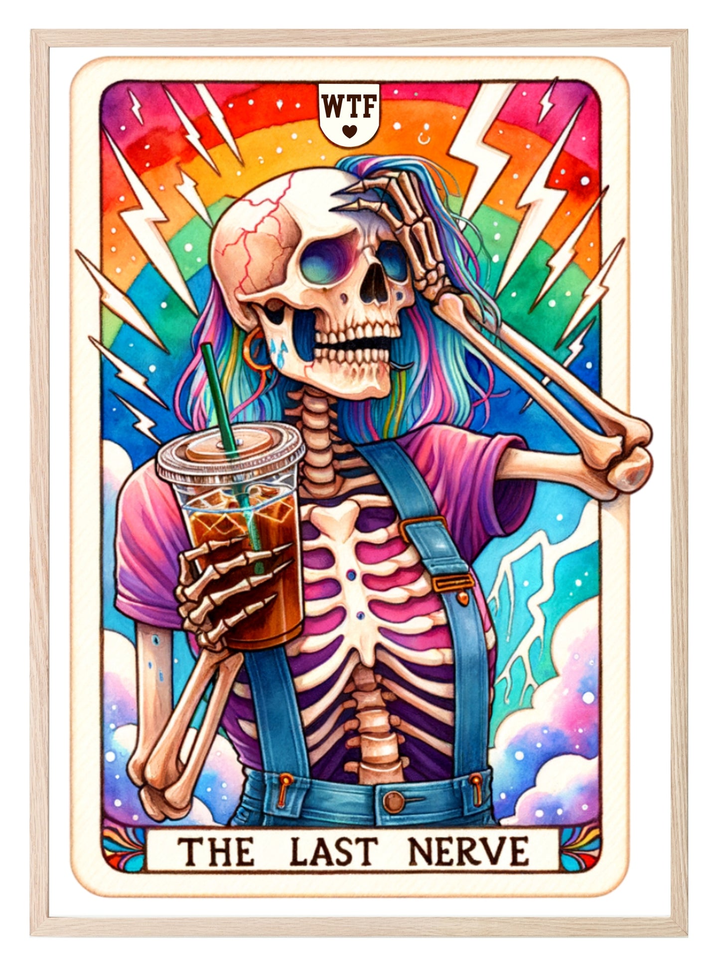 The Last Nerve Print | Tarot Card Wall Art