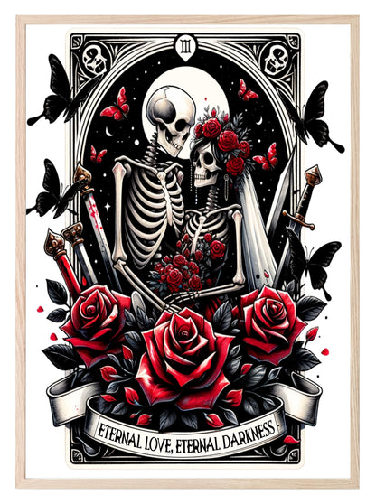 Eternal Love & Darkness Print | Tarot Card Wall Art