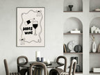 More Wine Print | Kitchen Wall Art - Larosier Prints