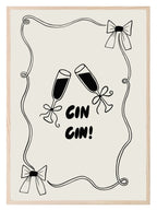 Cin Cin Print | Kitchen Wall Art - Larosier Prints