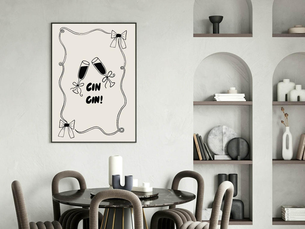Cin Cin Print | Kitchen Wall Art - Larosier Prints