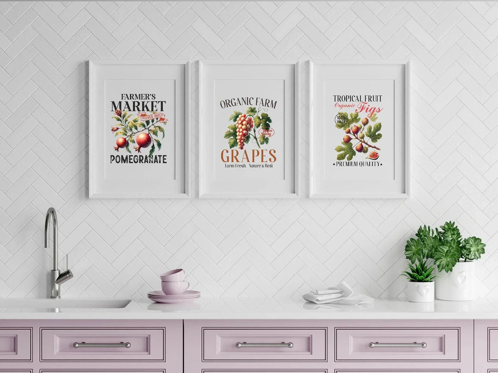 Organic Figs Print | Tropical Fruit | Botanical Wall Art - Larosier Prints