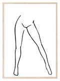 Line Drawing Legs II Print | Line Art - Larosier Prints