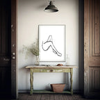 Line Drawing Legs III Print | Line Art - Larosier Prints