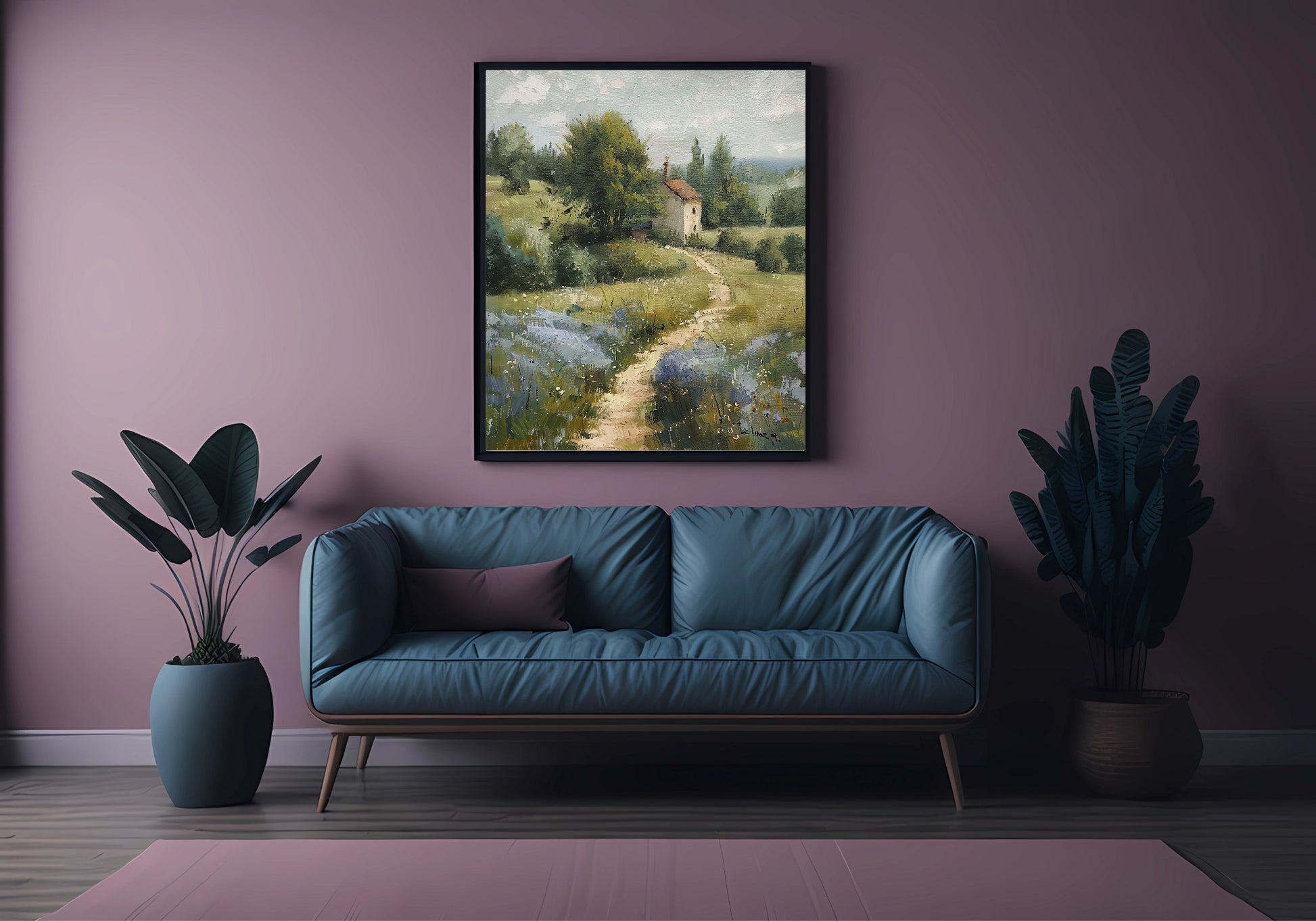 Countryside II Print | Oil Painting Wall Art